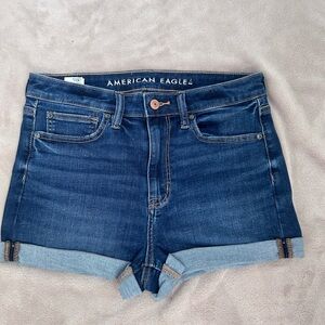 American Eagle Outfitters Women's Blue Denim Shorts